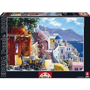 Puzzles Educa - Atardecer en el Mar Egeo, Puzzle de 1500 Piezas
