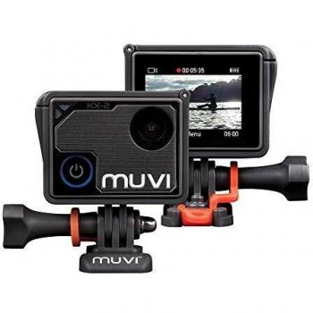Veho VCC-009-KX2-NPNG - Cámara de acción de 12 MP, 4k, microSD de 32 GB, color gris