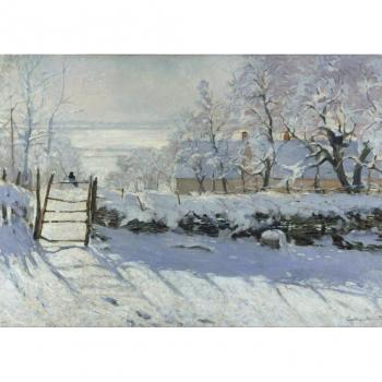 Rompecabezas Grafika 24 piezas - Claude Monet: La Pie, 1868-1869