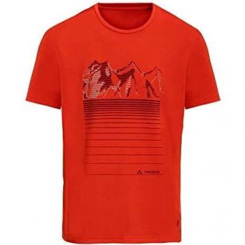 VAUDE Camiseta para Hombre Gleann V, Paprika, 48, 409179605200