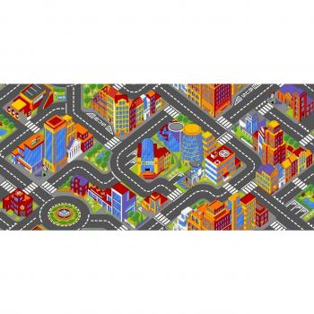 Juego Alfombra Big City 95 x 200 cm - Alfombra para niños parte traße Calle Alfombra