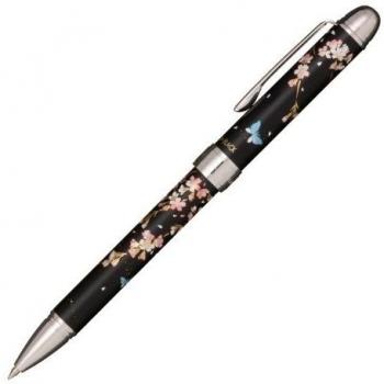 2 color ballpoint pen + mechanical pencil black 16-0344-220 Sailor Makie graceful weeping cherry tree