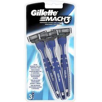 GILLETTE - GILLETTE MACH3 DISPOSABLE RAZOR 3U,