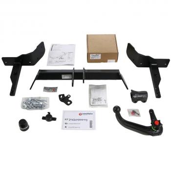 Enganche de remolque extraíble Westfalia 314341900113 para Opel Insignia Limousine (BJ 11/2008-05/2017) con kit eléctrico de 13 polos