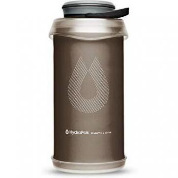 Hydrapak Stash 1L Collapsible Bottle - Mammoth Grey