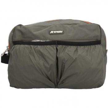 Neceser de Viaje K-Way Albas Verde Oscuro con 2 Compartimentos WRM
