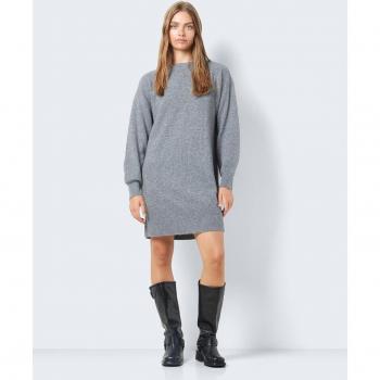 Vestido corto de punto con cuello barco Noisy May