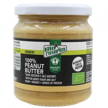 Mantequilla de cacahuete 100% crujiente Biochampion 300 g - Probios