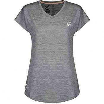 Dare2b Vigilant' Lightweight Quick Drying Stretch Active T-Shirt T-Shirts/Polos/Vests, Mujer, Argent Grey, 16