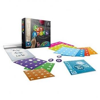 Asmodee- Let' Stick - español, Color