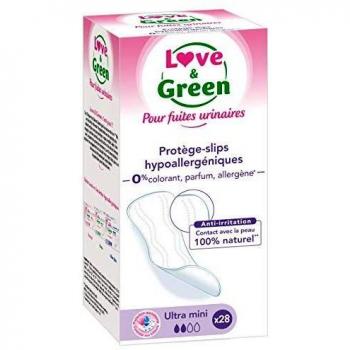 Love & Green Salvaslips Hipoalergénicos Ultra-Mini 28 unidades