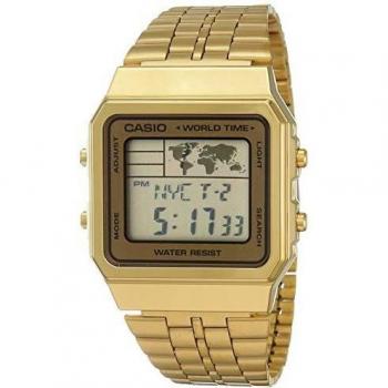 Casio Men's Digital Alarm World Time Watch A500WGA-9DF