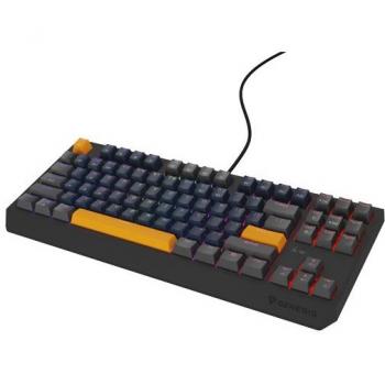 Teclado Mecánico Gaming Genesis Thor 230 TKL RGB Outemu Panda USB Tipo A Azul Naval