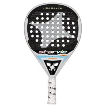 Starvie Basalto Pro 2025 (Pala de Pádel) - Pala de pádel de alta gama, fabricada con tecnología Basalto, núcleo de goma EVA, superficie rugosa para mayor efecto en los golpes, diseño moderno y