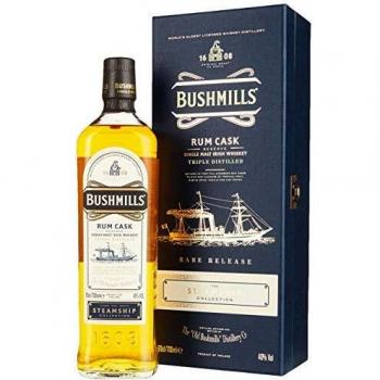 Whisky Irlandés Bushmills Steamship Collection Cask de Ron 40% 0,7 L