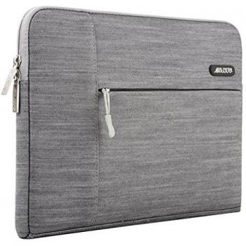 MOSISO - Tela Vaquera Funda Bolso Sleeve para Ordenador Portátil / MacBook / MacBook Pro / MacBook Air de 13-13,3 Pulgadas, Gris