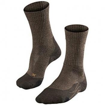 Calcetines Falke TK2 de Lana para Hombre Marrón 39-41