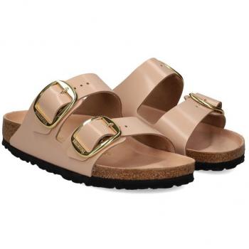 Birkenstock Arizona Big Buckle High Shine New Beige Women's Mules / Casual Shoes