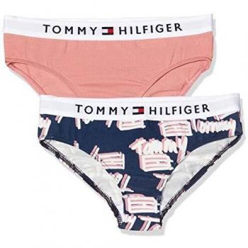 Tommy Hilfiger 2p Bikini Logo Braguita, Multicolor