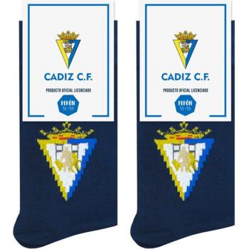 Calcetines Cádiz Club de Fútbol Pepe Pinreles Escudo Pinrelitos