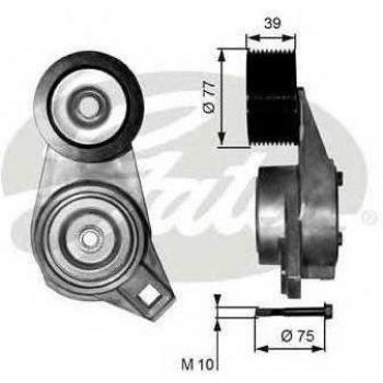 Gates T38581 rodillos tensores para correa de transmisión trapezoidal