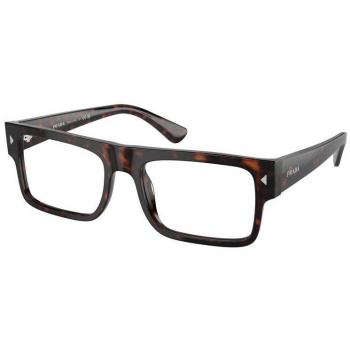 Prada PR A01V 17N1O1 Men's Eyeglasses Tortoiseshell Size 57 - Frame Only, Blue Light Block Available
