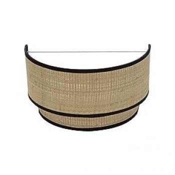 Aplique Roque 1xe27 Natural/negro 17x30x15 Cm