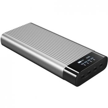 Batería Externa Hyper HJ245B 27000 mAh Plata con Carga Rápida USB-C