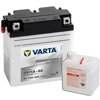 Batería Varta 6N11A-3A Motocicleta 6V - 12Ah/88A (EN) (122x62x132mm)