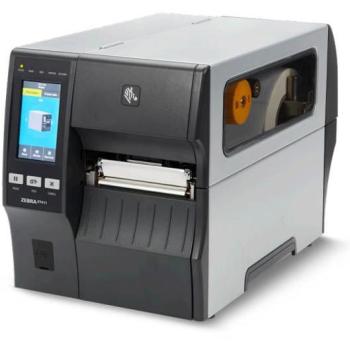 Zebra ZT411 4 Thermal Transfer & Direct Thermal Label Printer, 300 DPI, Wired/Wireless, RFID, USB, Ethernet