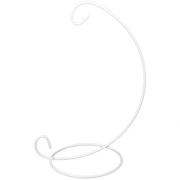 9 Pulgadas Soporte de Hierro Blanco para Planta Colgante para La Decoración del Jardín Paisajismo