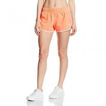 adidas M10 Short Woven - Pantalón corto para mujer, color Naranja, talla S 3