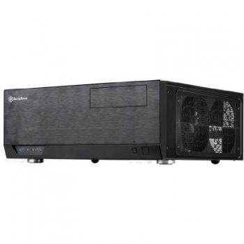 SilverStone SST-GD09B - Grandia HTPC ATX Carcasa de ordenador, Rendimiento silencioso con alto flujo de aire, negro