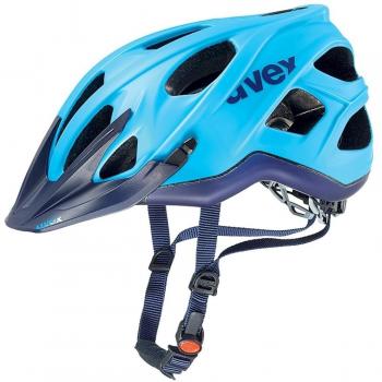 Uvex Stivo CC - Casco de ciclismo, color azul claro / azul oscuro