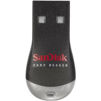 SanDisk SDDR-121-G35 MobileMate - Lector de tarjetas USB MicroSD, color negro