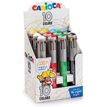 Bolígrafo 10 Colores Vintage 12 Uds