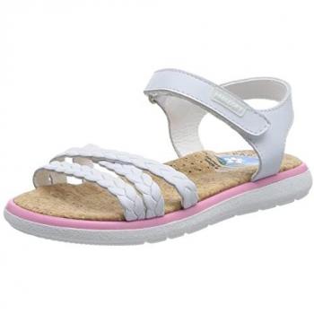 Sandalias Abiertas de Niña Piel Blanca Pablosky 422200