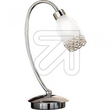 Lámpara de sobremesa ORION MARISA 1 luz con pantalla de vidrio