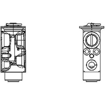 Válvula de expansión MAHLE AVE 131 000P para aire acondicionado, compatible con VOLVO
