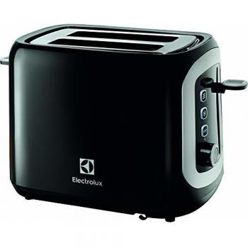 Electrolux EAT3300 Tostadora Love Your Day Collection, 940 W, Acero Inoxidable/plastico, 2 Ranuras, Negro