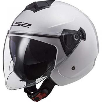 LS2, Casco jet de moto Twister II white, L