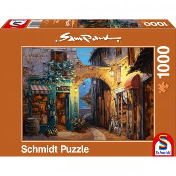 Puzzle Schmidt Spiele Iceland: Kirkjuffellsfoss (1000 Piezas) y Puzzle Schmidt Spiele Lanes on Lake Como (1000 piezas)