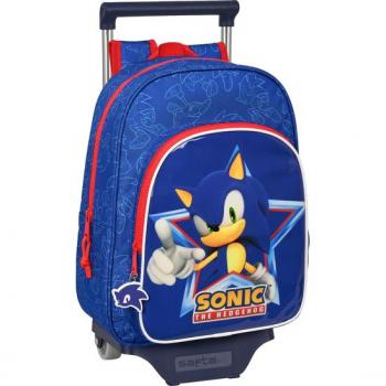 Mochila con carro Sonic 'Lets Roll' - Safta