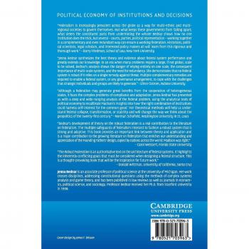 Robust Federation Paperback: Principles of Design in Political Economy