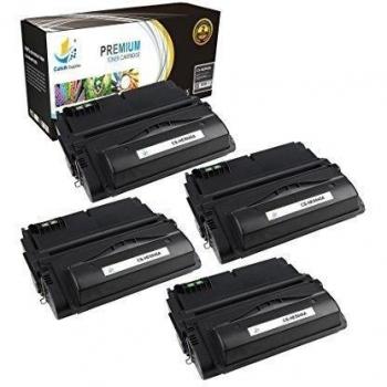 CatchSupplies reemplazo Q5945A Cartucho de tóner Negro 4 Pack para la serie HP 45A | 20.000 rendimiento | compatible con la impresora HP LaserJet M4345xs, M4345xm, 4345, 4345xm, 4345x, 4345xs modelos de impresoras.