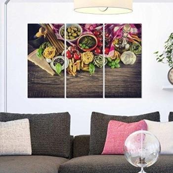 PPS. Imaging Lienzo Tríptico Pasta I, Dimensiones: 200 cm x 300 cm