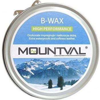 Mountval B-Wax, Cera Impermeabilizante para Zapatos de Cuero y Botas a Base de Cera de Abejas Natural, 100 ml