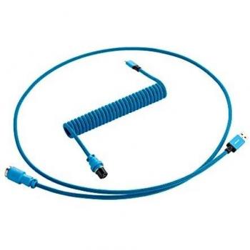 CableMod Pro Coiled Keyboard Cable USB A to USB Type C 150cm - Spectrum Blue