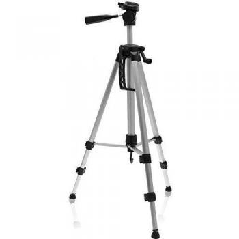 igadgitz 140cm (55), 3 Secciones Completo Trípode Extensible Aluminio, Portátil para Samsung DSLR Galaxy NX, NX Mini, NX1, NX30, NX300, NX3000, WB2200F