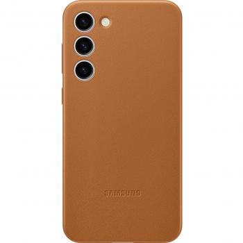 Samsung Leather Case for Galaxy S23+ Orange